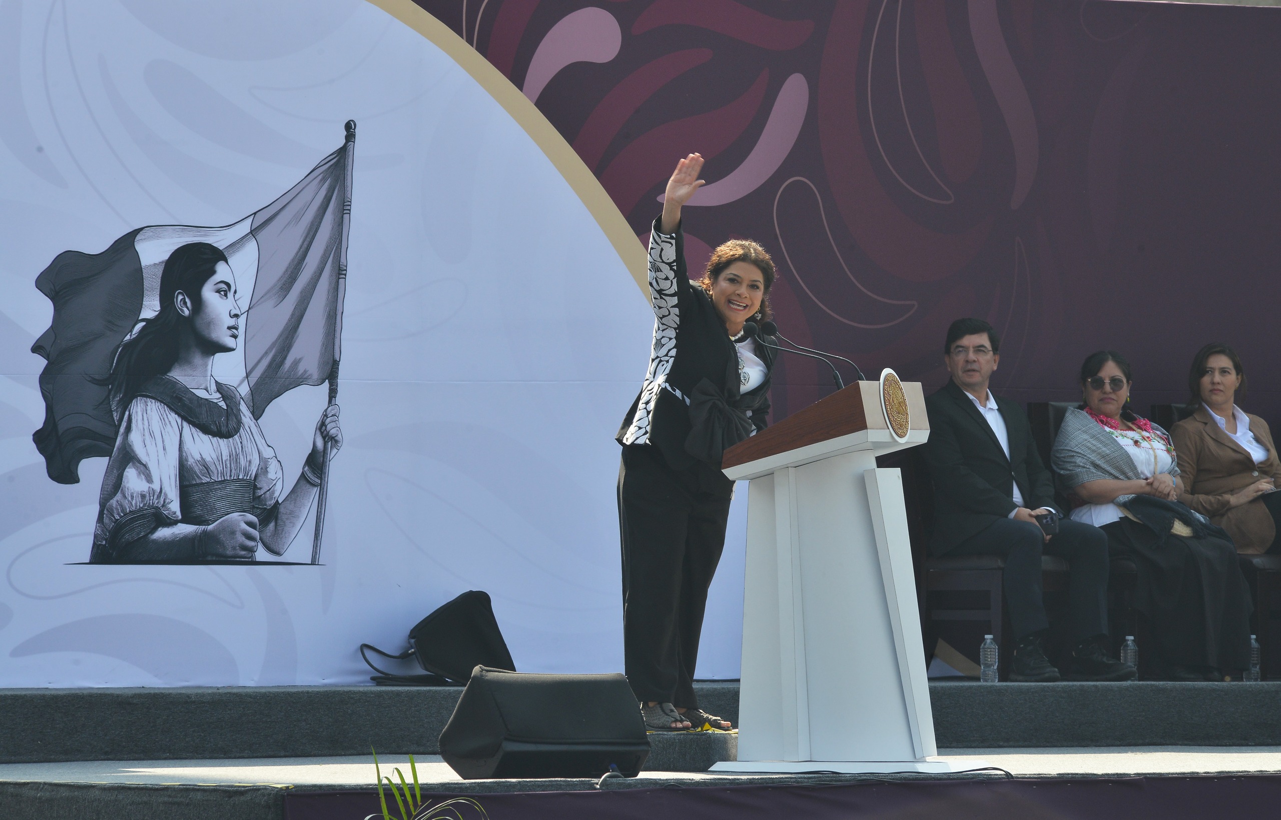 Clara Brugada: «Cuauhtémoc representa la lucha y soberanía del pueblo mexicano»