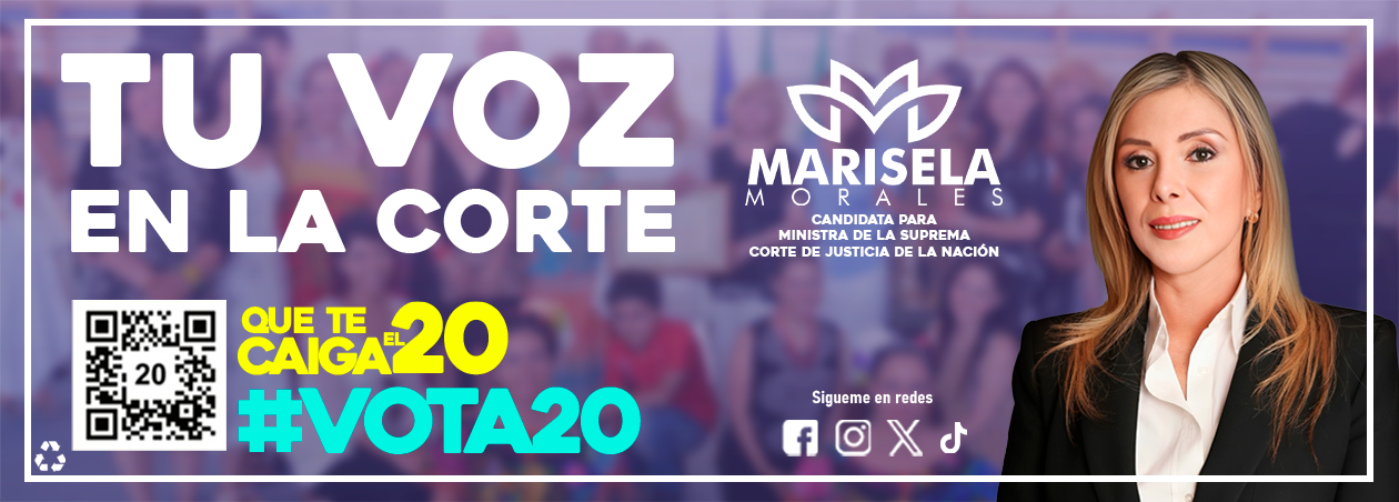 Marisela Morales busca llevar la justicia a quienes más la necesitan