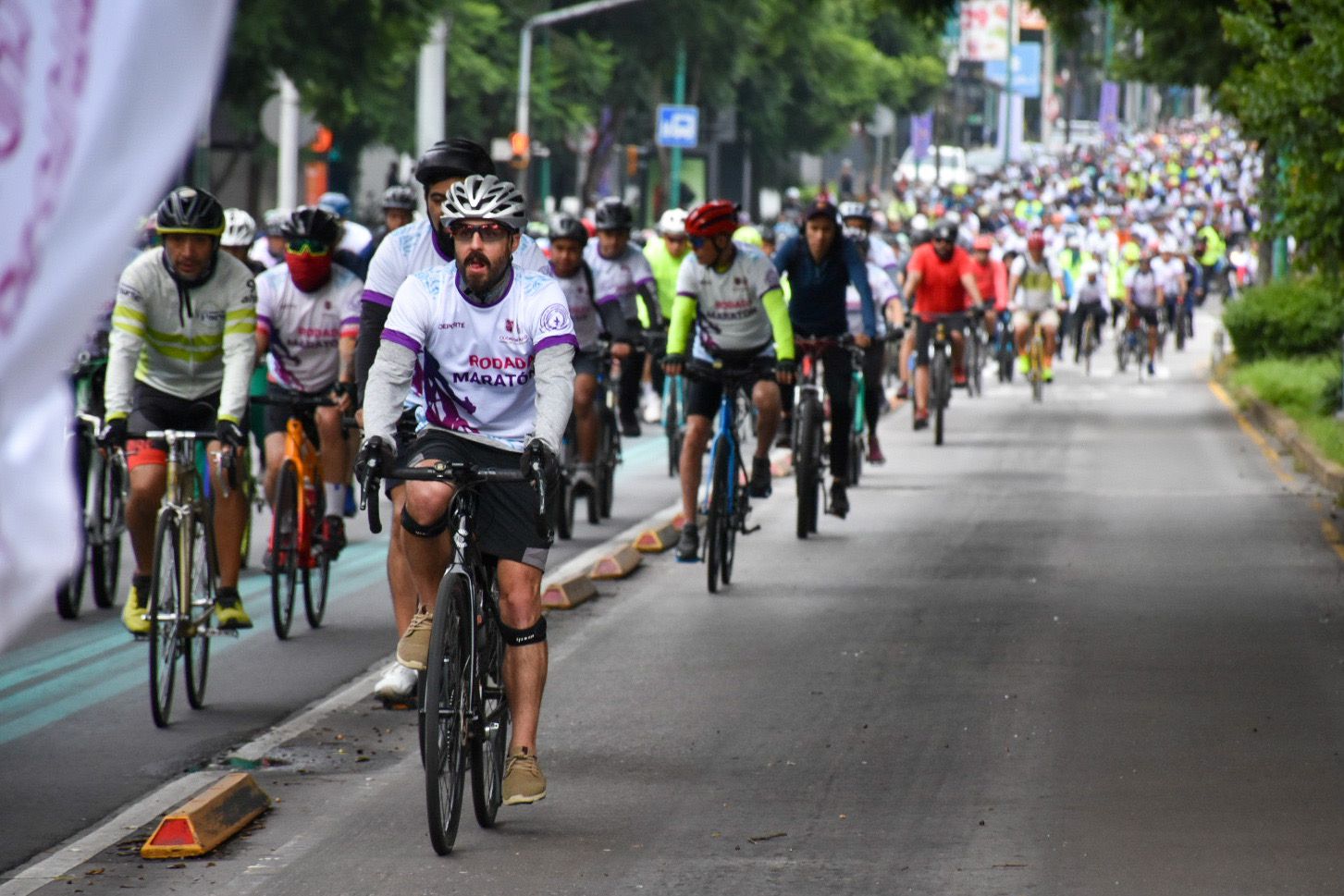 Más de 3 mil ciclistas convierten a la CDMX en una fiesta deportiva rumbo al Maratón 2025