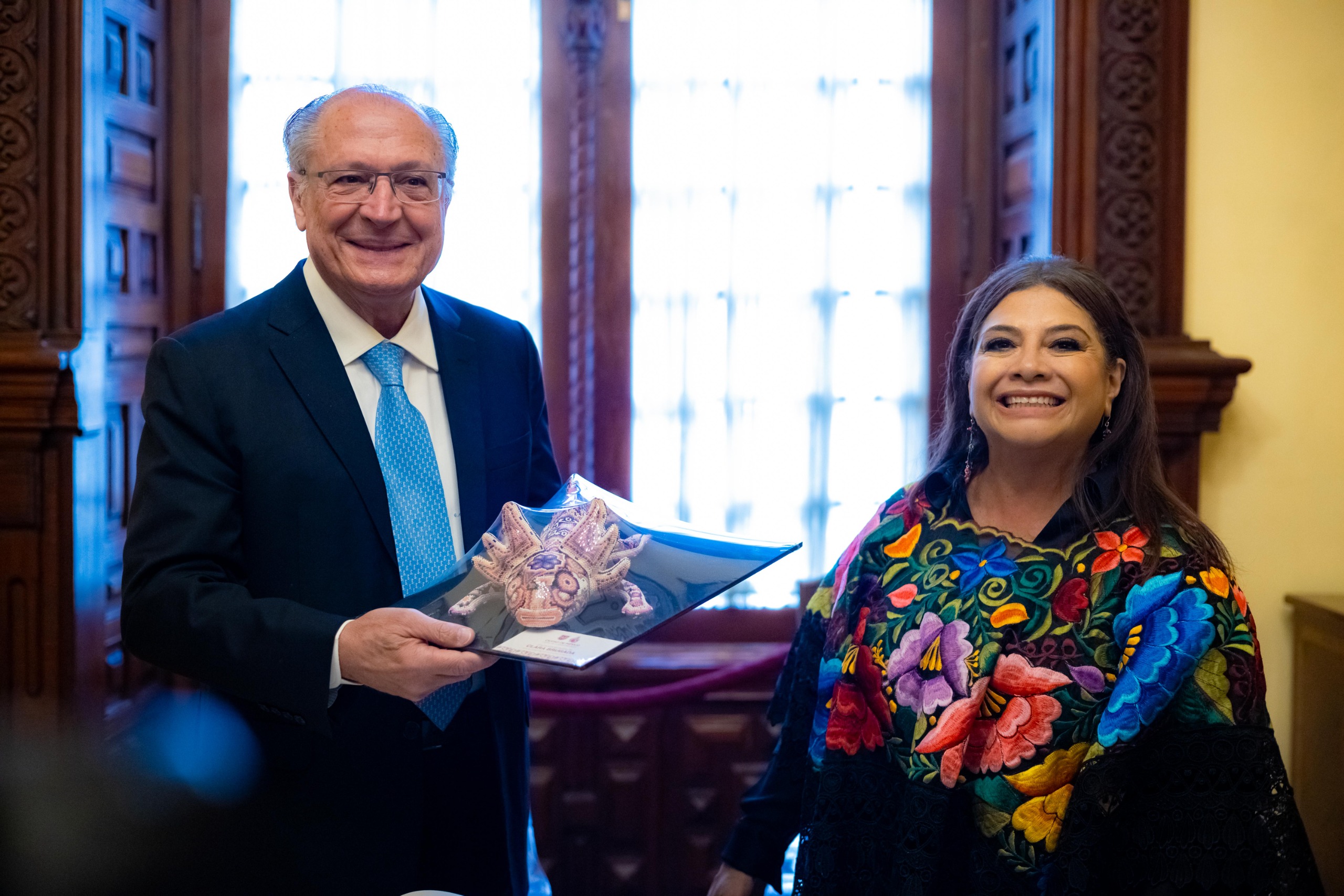 México y Brasil refuerzan su amistad: Geraldo Alckmin recibe las Llaves de la CDMX