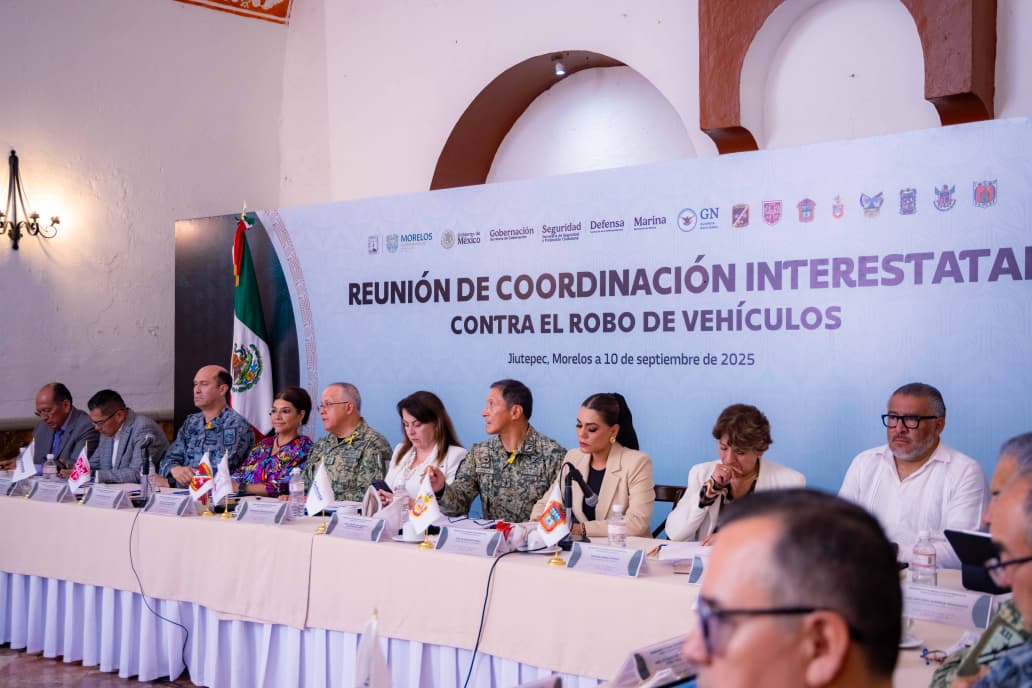 Gobernadoras del centro del país cierran filas contra el robo de autos; CDMX reporta importantes avances