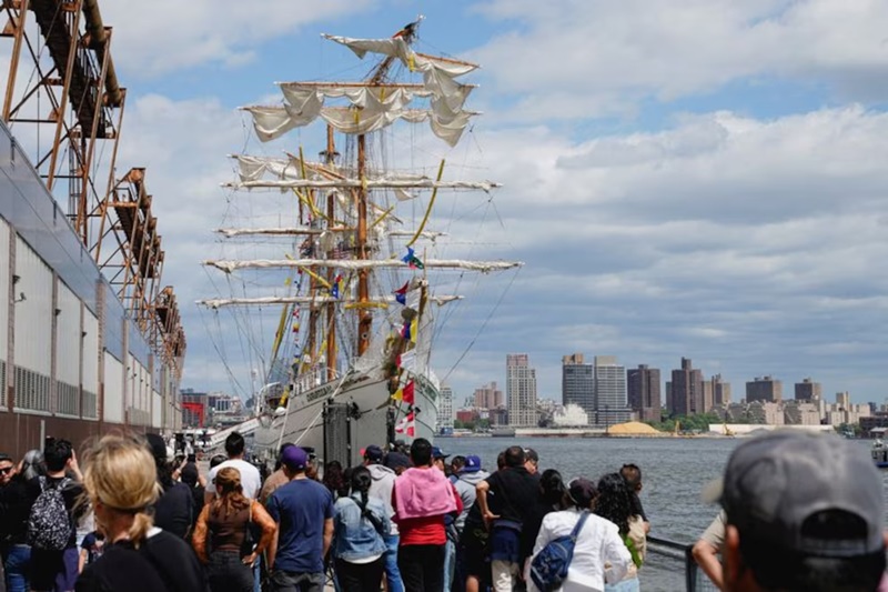 Buque Escuela ‘Cuauhtémoc’ listo para zarpar tras incidente en Nueva York