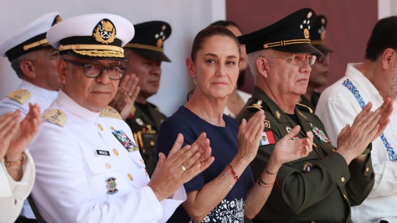 Sheinbaum reconoce la labor de la Defensa y la Marina en México