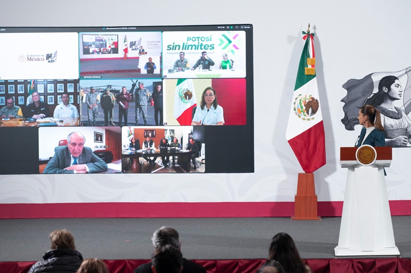 Gobierno federal despliega operativo integral de salud, energía, infraestructura y auxilio en cinco estados afectados por lluvias