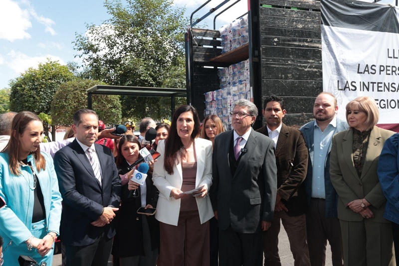 La Cámara de Diputados envía ayuda a familias afectadas por lluvias