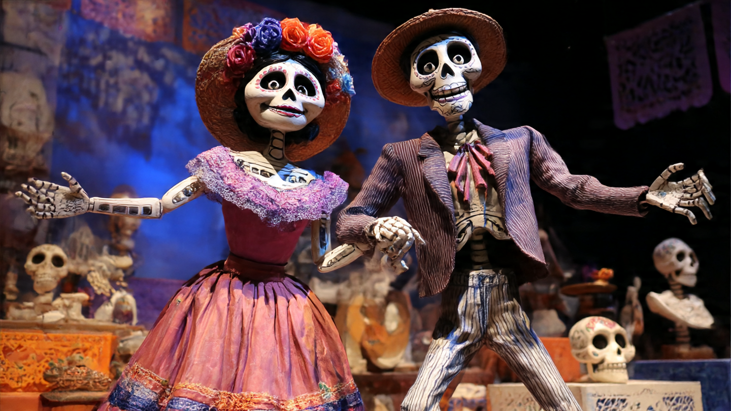 Los disfraces de Catrinas y alebrijes encienden el Día de Muertos