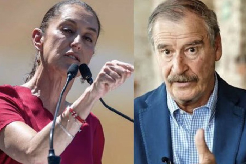 Sheinbaum critica a Vicente Fox por sus dichos sobre asesinato en Michoacán