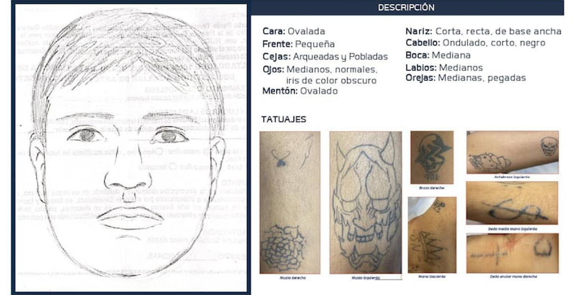 Fiscalía de Michoacán revela retrato hablado del asesino de Carlos Manzo: tendría entre 17 y 19 años
