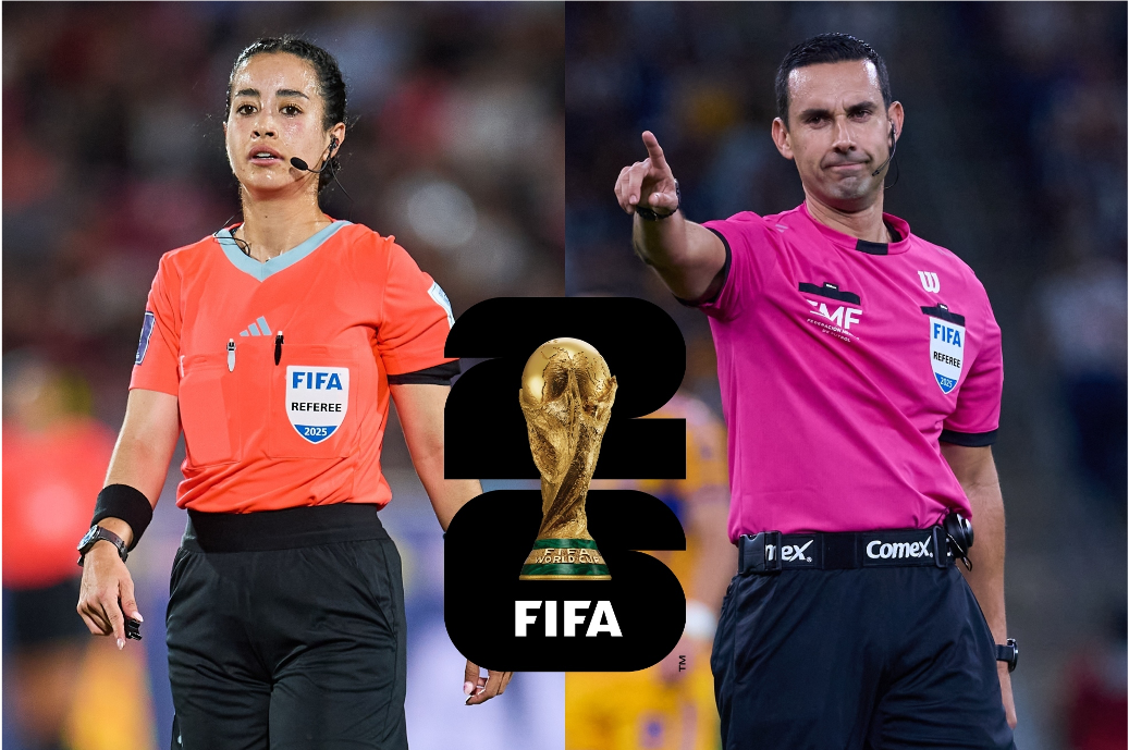 Katia Itzel García y César Ramos, la dupla mexicana rumbo al arbitraje mundialista 2026