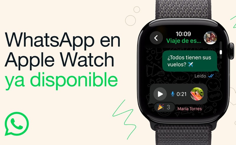 WhatsApp ya funciona desde el Apple Watch