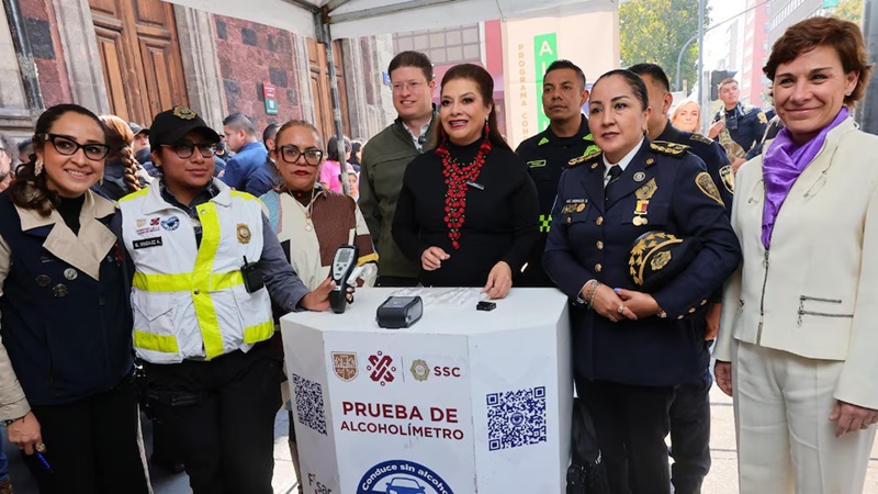 Alcoholímetro decembrino refuerza la seguridad vial en la Ciudad de México
