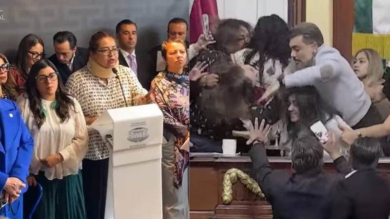 Diputadas del PAN dan su versión tras el enfrentamiento en el Congreso