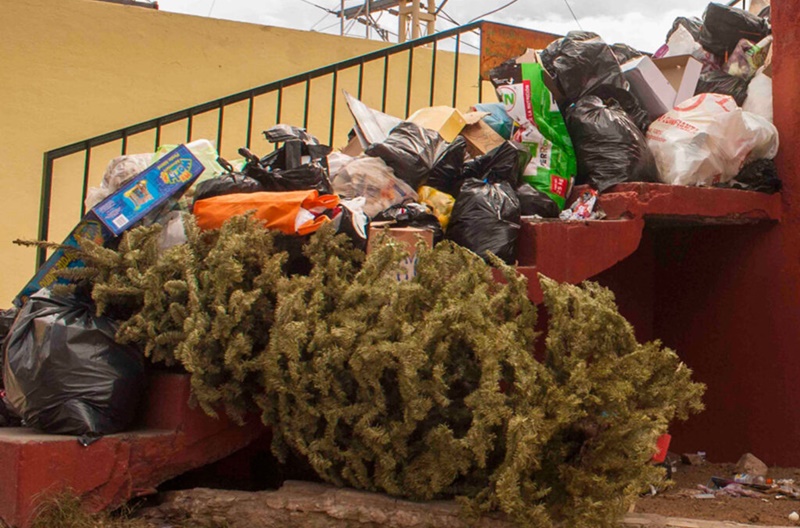 Navidad deja factura ambiental: basura y desperdicio presionan a ciudades mexicanas