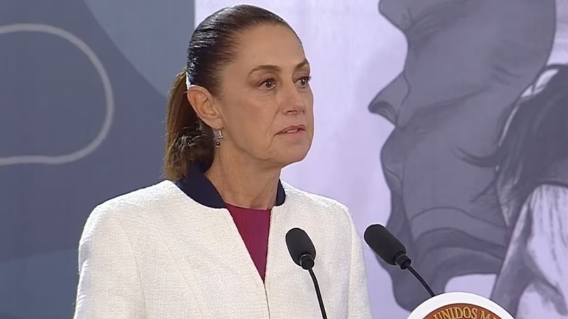 Sheinbaum presume caída histórica de homicidios en su primer año
