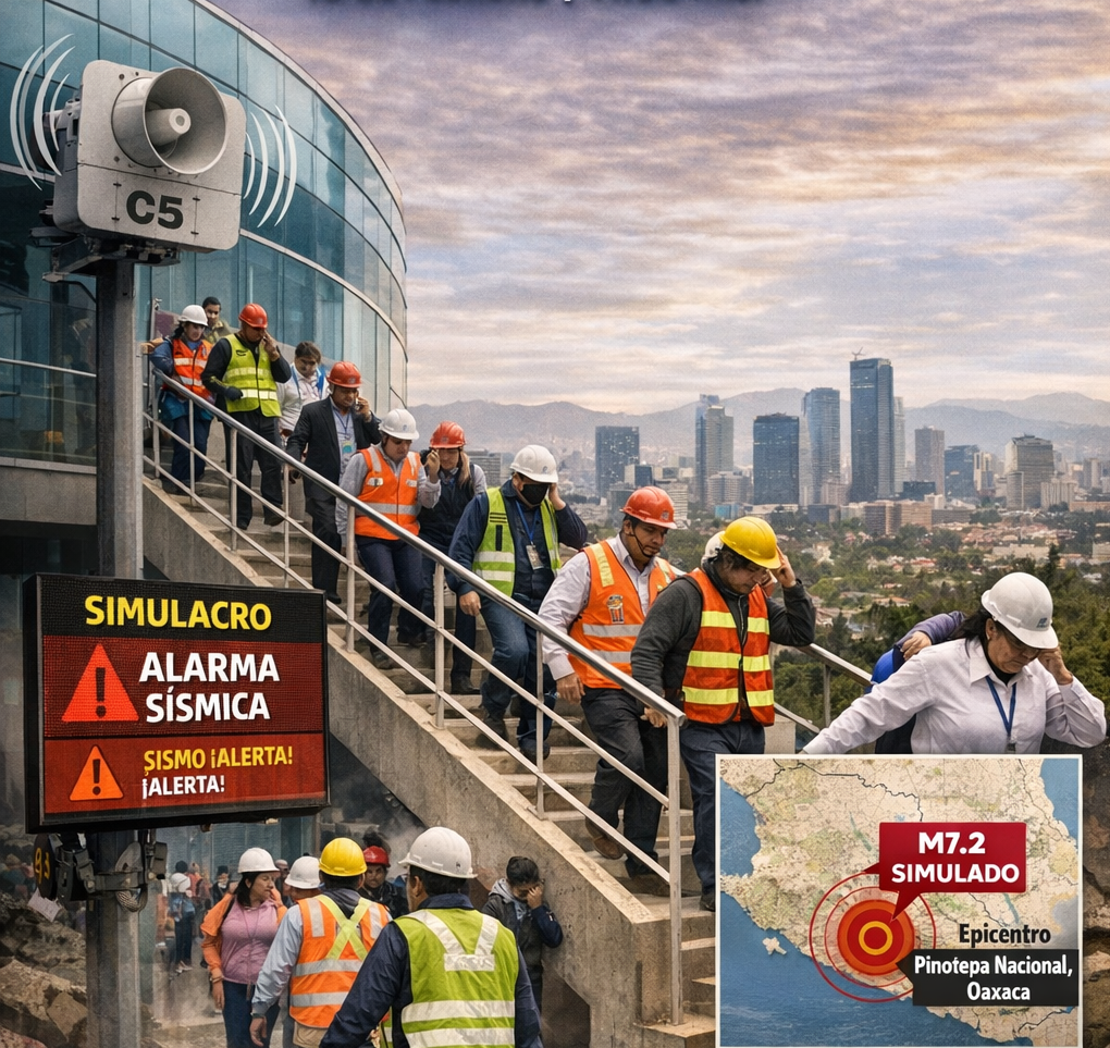 ¿Tu municipio está en la lista? Edomex participará en el Simulacro por Sismo 2026
