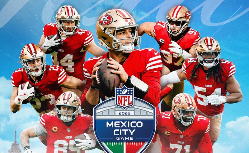 49ers confirman juego de NFL en Ciudad de México 2026