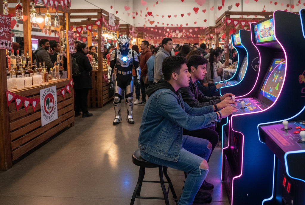 San Valentín gamer en CDMX: festival con videojuegos, mezcal y cerveza