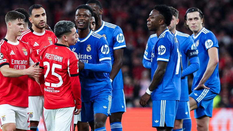 UEFA investiga incidente racista contra Vinicius Jr. en Benfica-Real Madrid