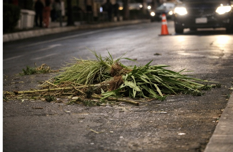 Vandalismo en Polanco desata polémica: jóvenes dañan vegetación y provocan incidente vial