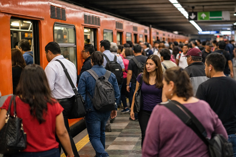CDMX al límite: tráfico, marchas y calor complican el día