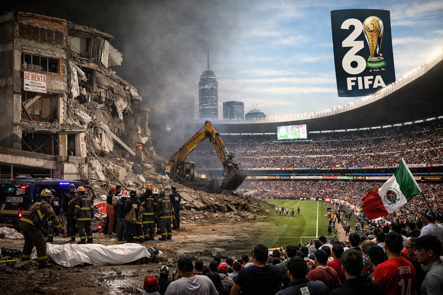 Derrumbes, violencia y el Mundial 2026: la Ciudad de México frente a sus contradicciones