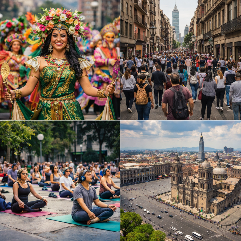 Primavera cultural en CDMX: desfile artístico y yoga gratuito en el corazón de la ciudad
