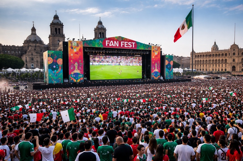 FIFA Fan Fest en Zócalo CDMX operará sin venta de bebidas alcohólicas