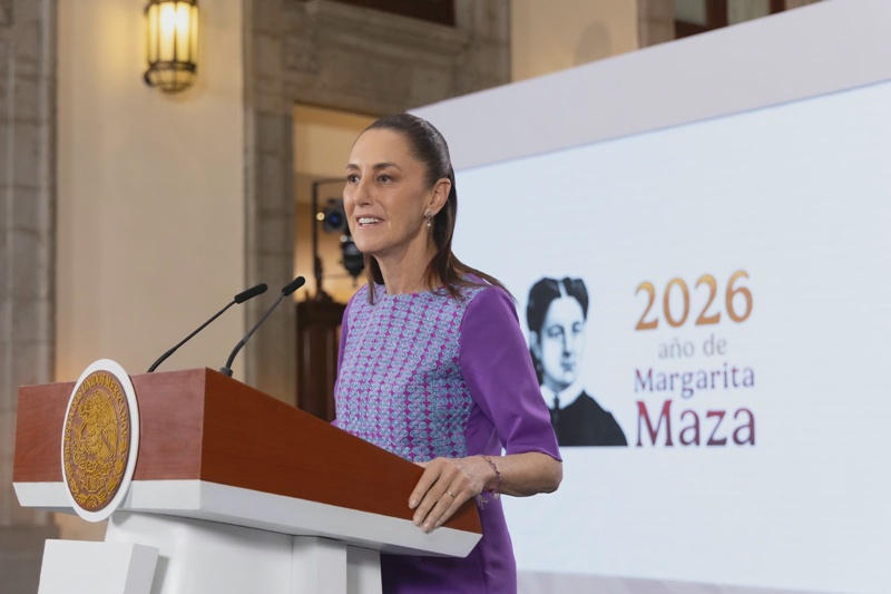 Sheinbaum exige pruebas a EU y defiende a Rocha Moya